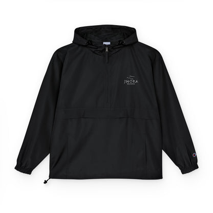 Jhora California Personalized Embroidered Packable Anorak Windbreaker Jacket