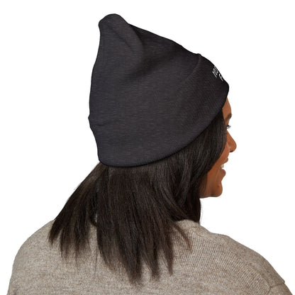 The Nurse Face Embroidered Classic Cuffed Beanie