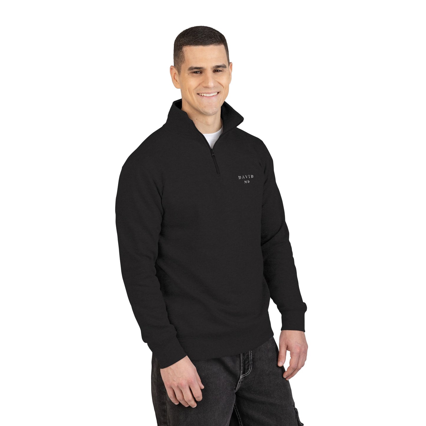 Personalized Embroidered Minimal Star Fleece Pullover