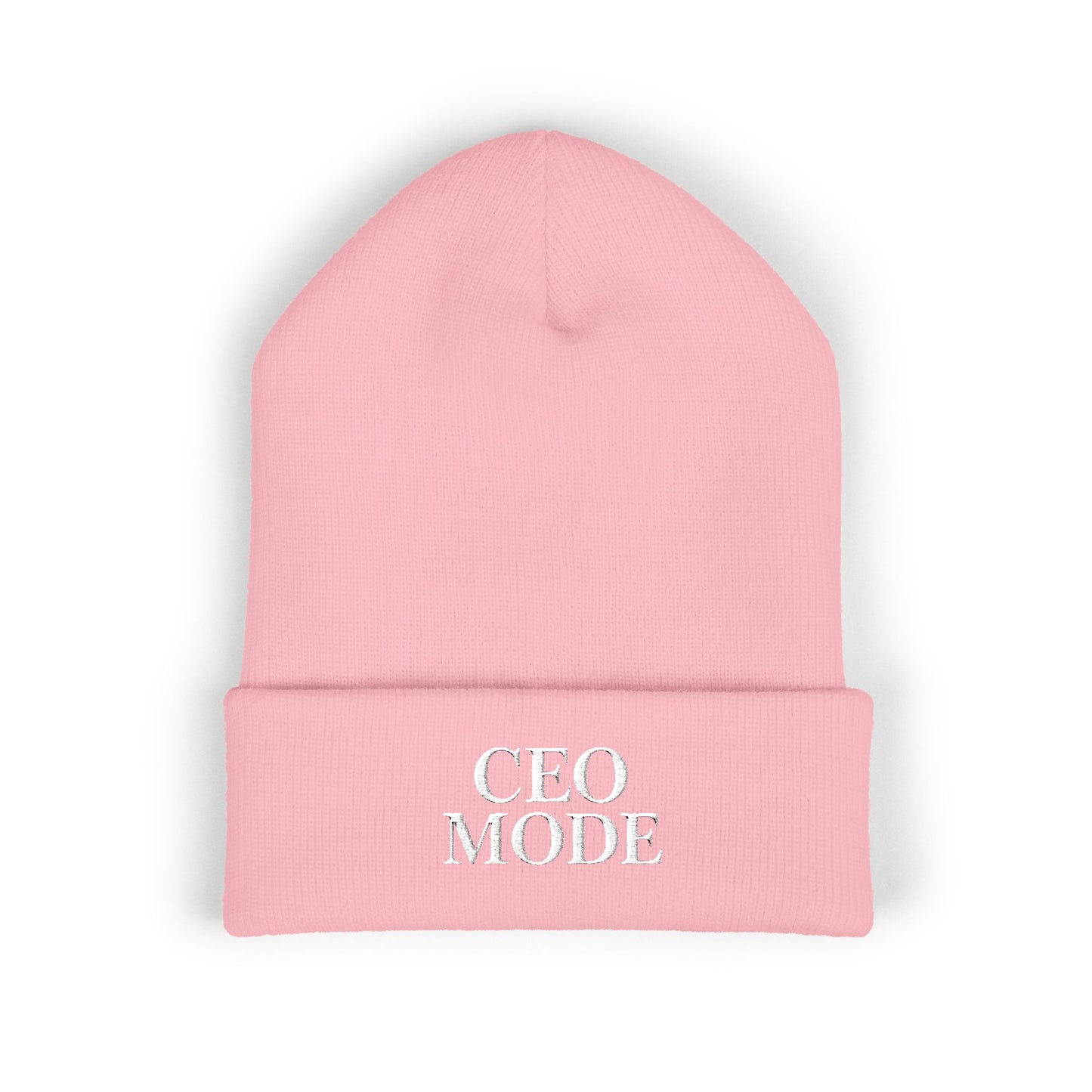 CEO Mode Embroidered Classic Cuffed Beanie