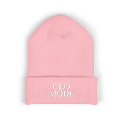 CEO Mode Embroidered Classic Cuffed Beanie