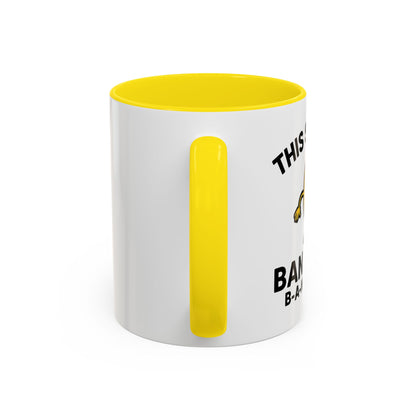 This Shift is Bananas Dancing Accent Mug (11, 15 oz)