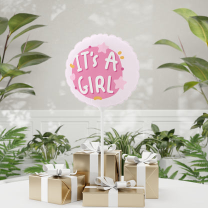 It's a Girl Star Gender Reveal 11" Balloon
