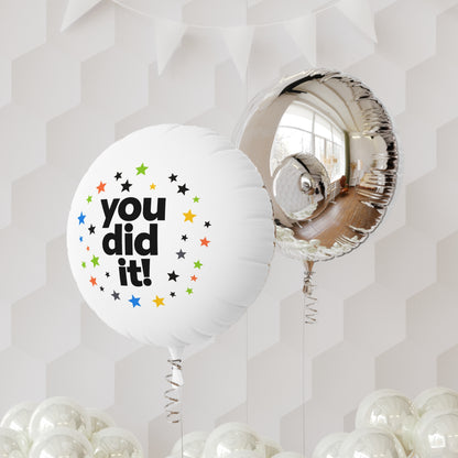 You Did It! Graduation 22" Mylar Balloon