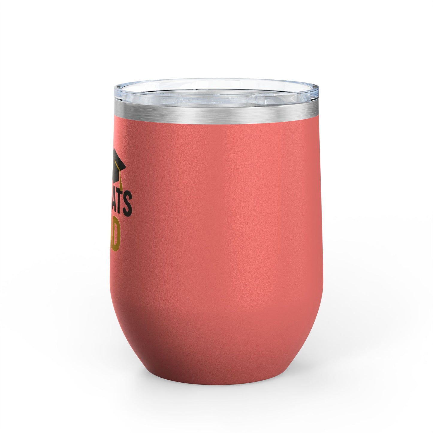 Congrats Grad Cap Graduation Wine Tumbler