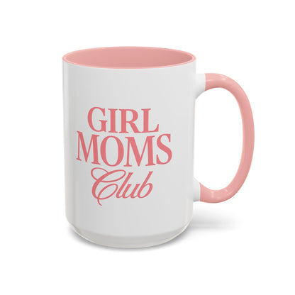 Girl Moms Club Accent Coffee Mug — 11/15oz