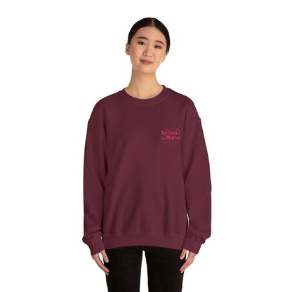 The Remote Nurse Embroidered Crewneck Sweatshirt