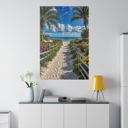Paradise Found Matte Canvas, Stretched