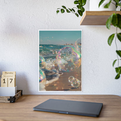Bubble Beach Gloss Poster