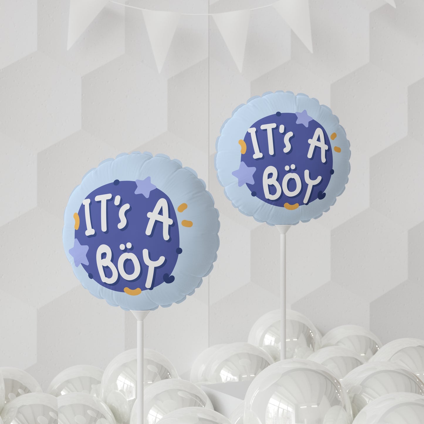 It's a Boy Star Gender Reveal 11" Balloon