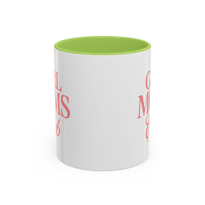 Girl Moms Club Accent Coffee Mug — 11/15oz