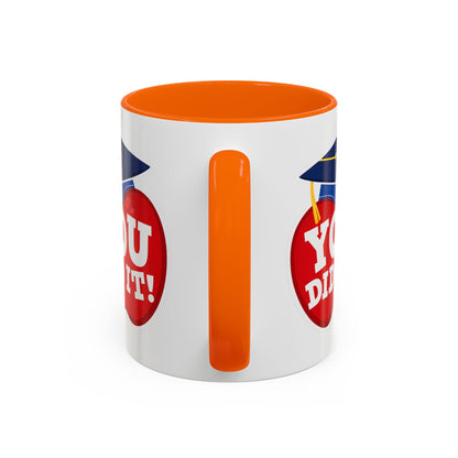 You Did It! Graduation Apple Accent Coffee Mug (11/15oz)