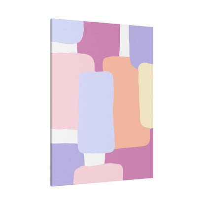 Technicolor Beat Matte Canvas, Stretched
