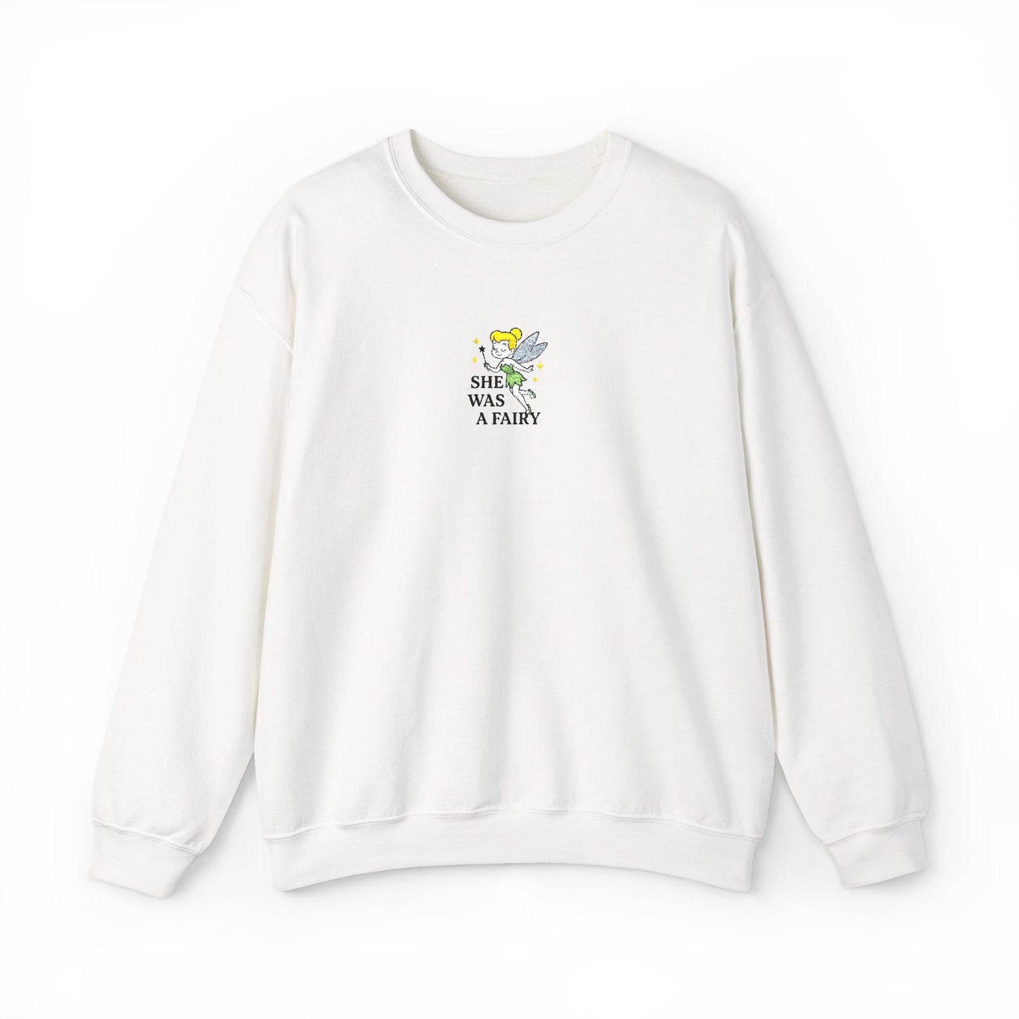 She Was a Fairy Embroidered Crewneck Sweatshirt