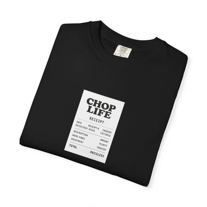Chop Life Receipt Oversized T-shirt