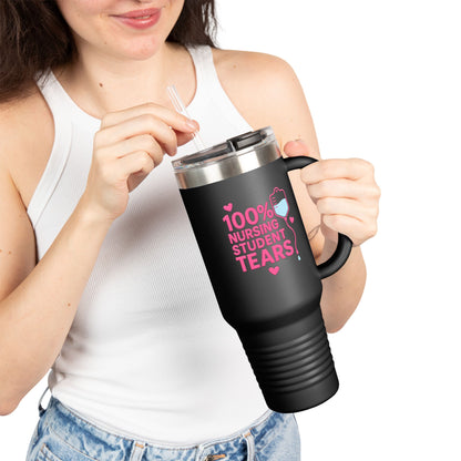 Nursing Student Tears Insulated Travel Mug, 40oz