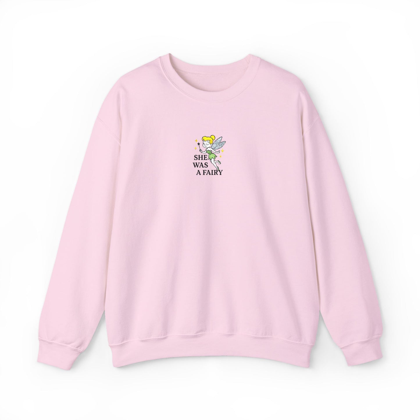 She Was a Fairy Embroidered Crewneck Sweatshirt