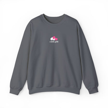 Chill Pill Embroidered Crewneck Sweatshirt