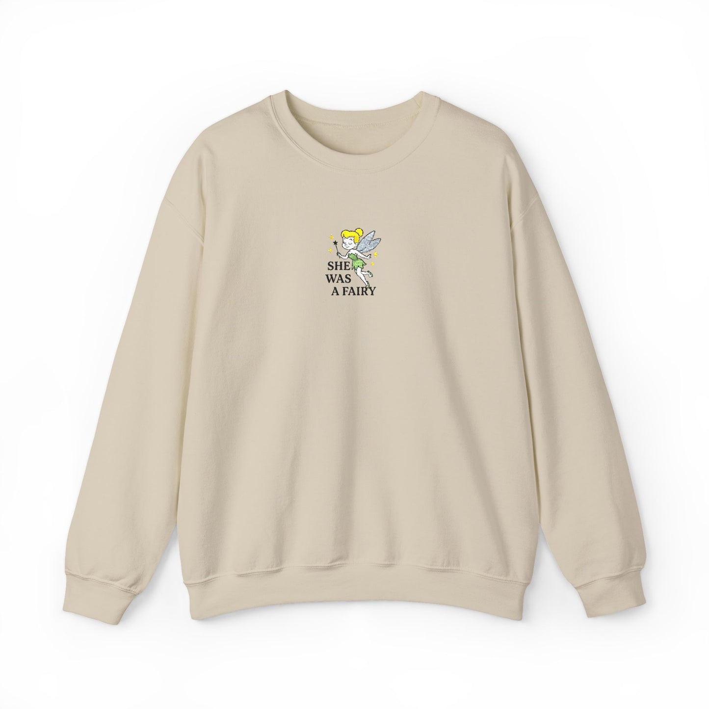 She Was a Fairy Embroidered Crewneck Sweatshirt