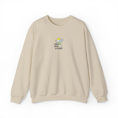 She Was a Fairy Embroidered Crewneck Sweatshirt