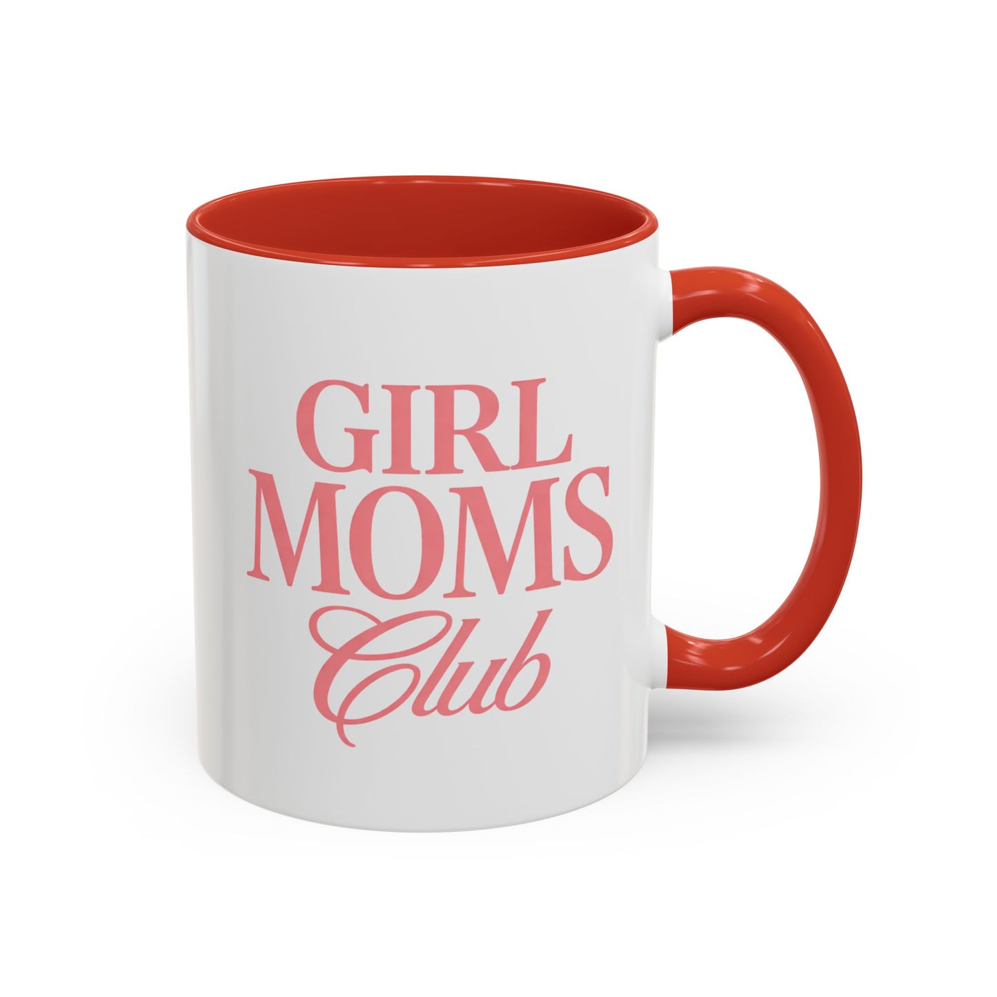 Girl Moms Club Accent Coffee Mug — 11/15oz