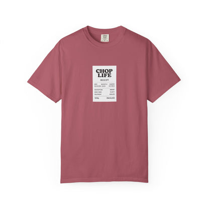 Chop Life Receipt Oversized T-shirt