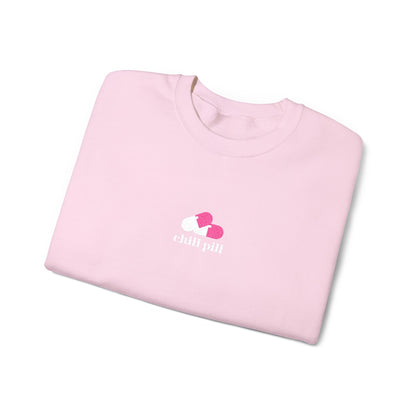 Chill Pill Embroidered Crewneck Sweatshirt