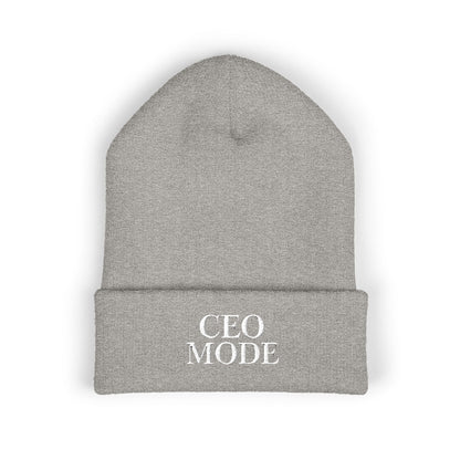 CEO Mode Embroidered Classic Cuffed Beanie