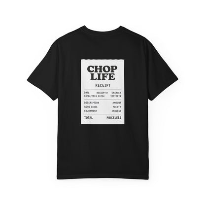 Chop Life Receipt Oversized T-shirt