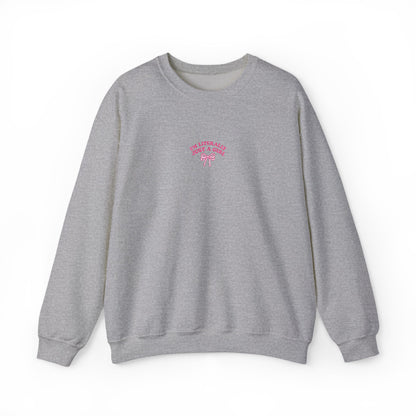 I'm Literally Just a Girl Embroidered Crewneck Sweatshirt