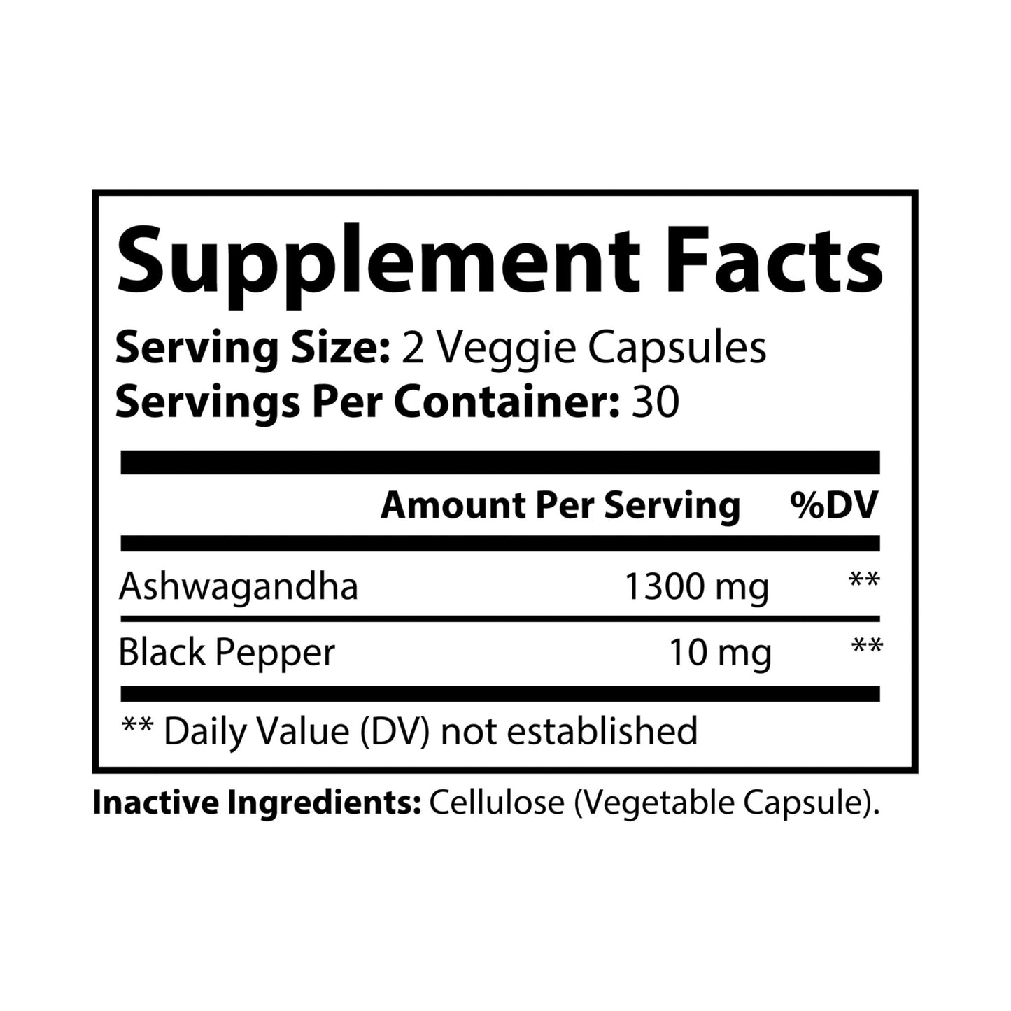 Calm Complex (Ashwagandha + Black Pepper)