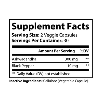 Calm Complex (Ashwagandha + Black Pepper)