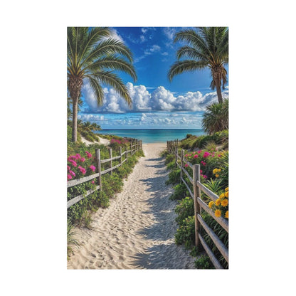 Paradise Found Matte Canvas, Stretched