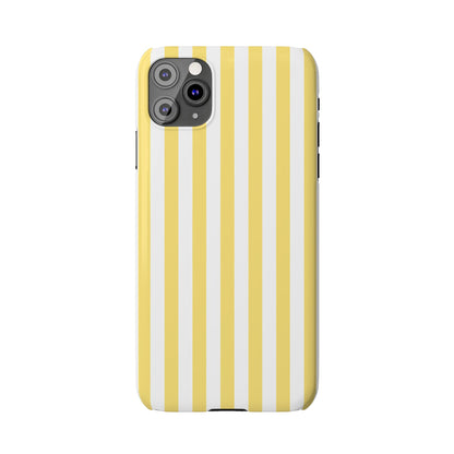 Yellow Striped Summer Slim iPhone Case