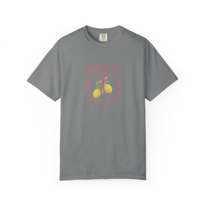 Amalfi Coast Social Club Pink Oversized T-shirt
