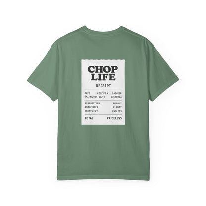 Chop Life Receipt Oversized T-shirt
