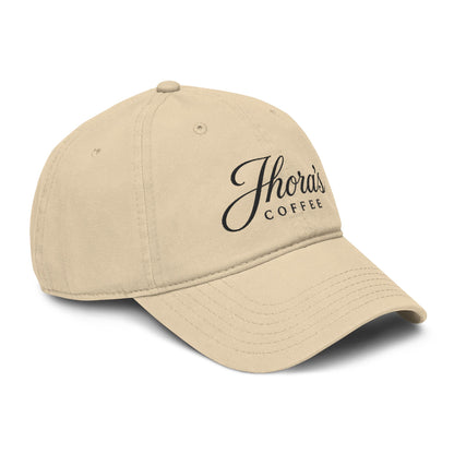 Jhora's Coffee Embroidered Baseball Cap