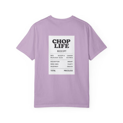 Chop Life Receipt Oversized T-shirt