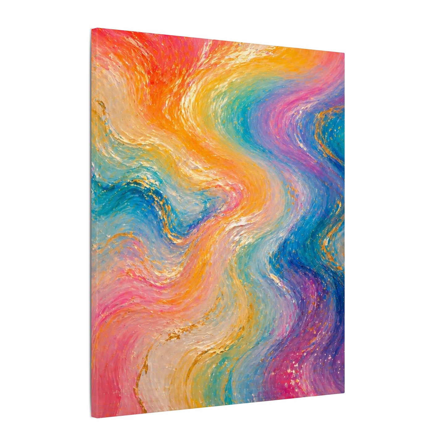 Rainbow Wave — Matte Canvas Wall Art