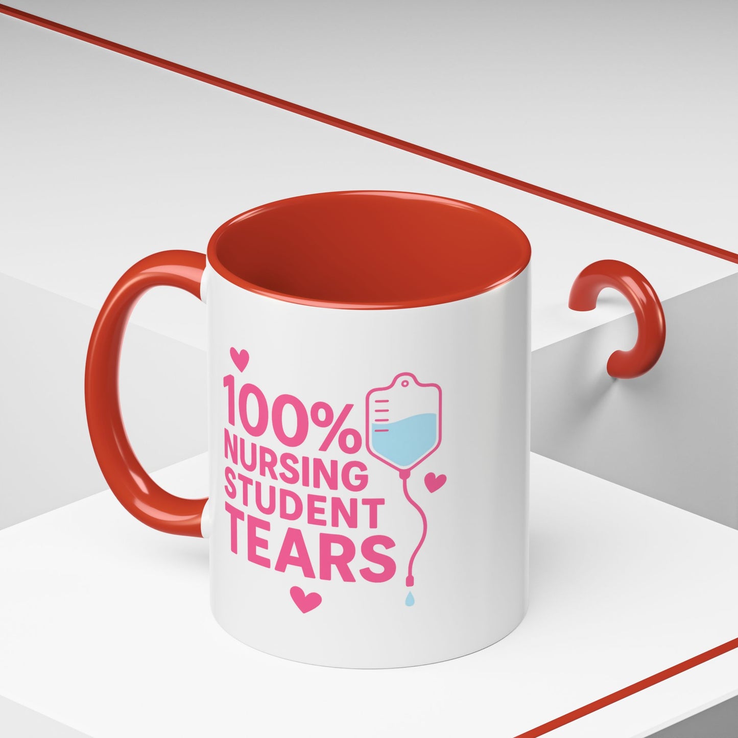 Nursing Student Tears Accent Mug