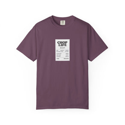 Chop Life Receipt Oversized T-shirt