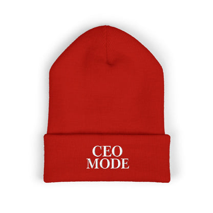 CEO Mode Embroidered Classic Cuffed Beanie