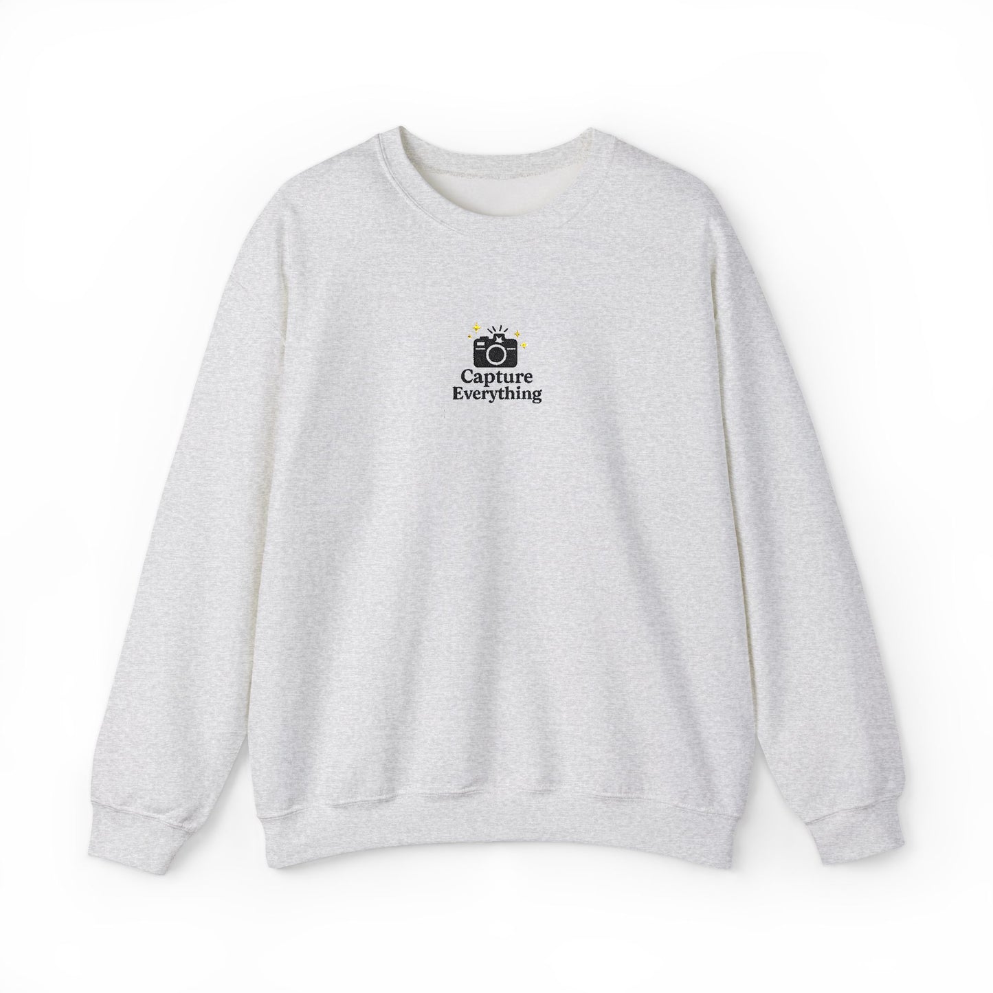 Capture Everything Embroidered Crewneck Sweatshirt
