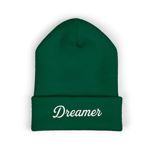 Dreamer Embroidered Classic Cuffed Beanie