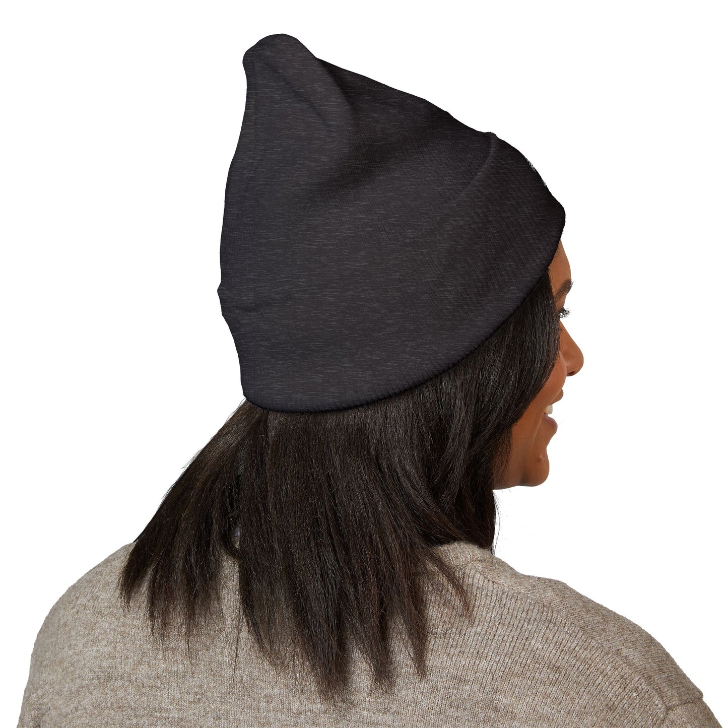 Emoji Bow Embroidered Classic Cuffed Beanie