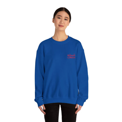 The Remote Nurse Embroidered Crewneck Sweatshirt