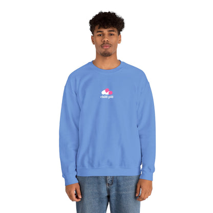 Chill Pill Embroidered Crewneck Sweatshirt