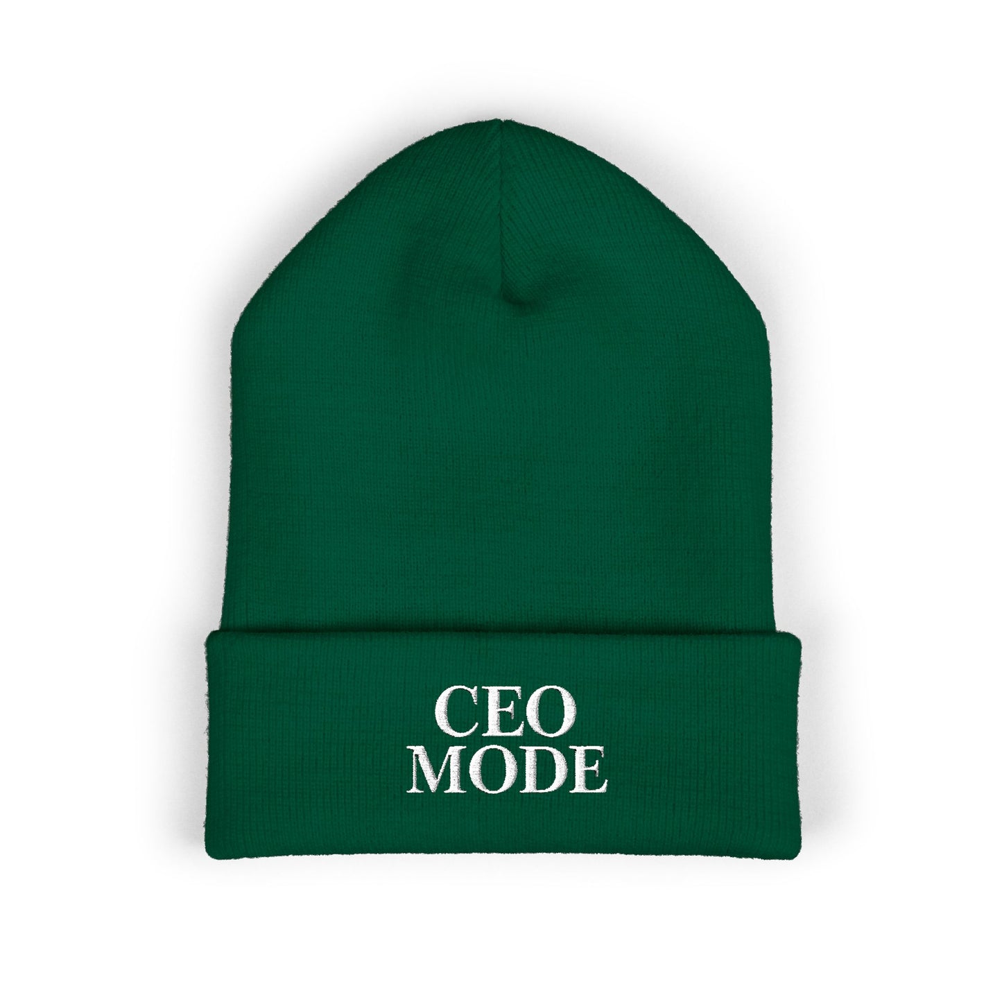 CEO Mode Embroidered Classic Cuffed Beanie