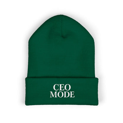 CEO Mode Embroidered Classic Cuffed Beanie