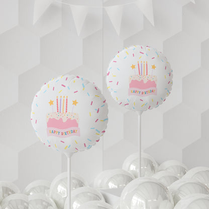 Happy Birthday Candles 11" Balloon
